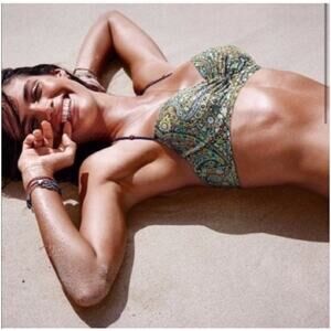 Victoria secret “mosaic garden” size small bikini bottom 32DDD top